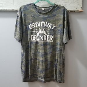 Driveway Drinker Camo Tee